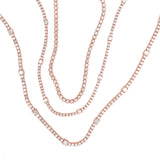 4-prong Station Diamond Tennis Necklace