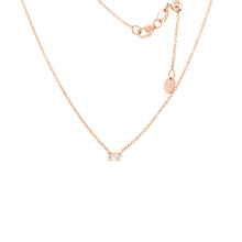 Load image into Gallery viewer, Prong-set Marquise Solitaire Diamond Necklace