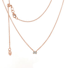 Load image into Gallery viewer, Prong-set Oval Solitaire Diamond Necklace