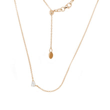Load image into Gallery viewer, Prong-set Pear Solitaire Diamond Necklace