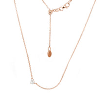 Load image into Gallery viewer, Prong-set Pear Solitaire Diamond Necklace