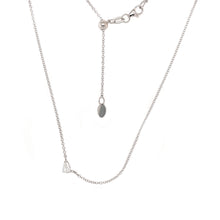 Load image into Gallery viewer, Prong-set Pear Solitaire Diamond Necklace